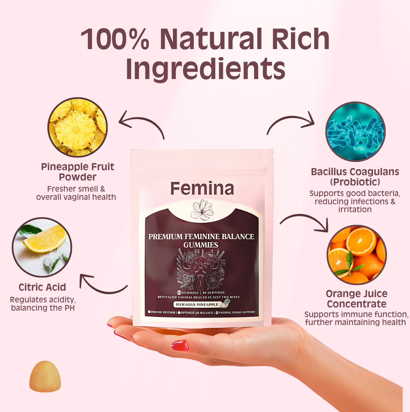 TRYFEMINA Premium Balance Gummies