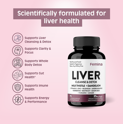 Femina Liver Cleanse & Detox Capsules