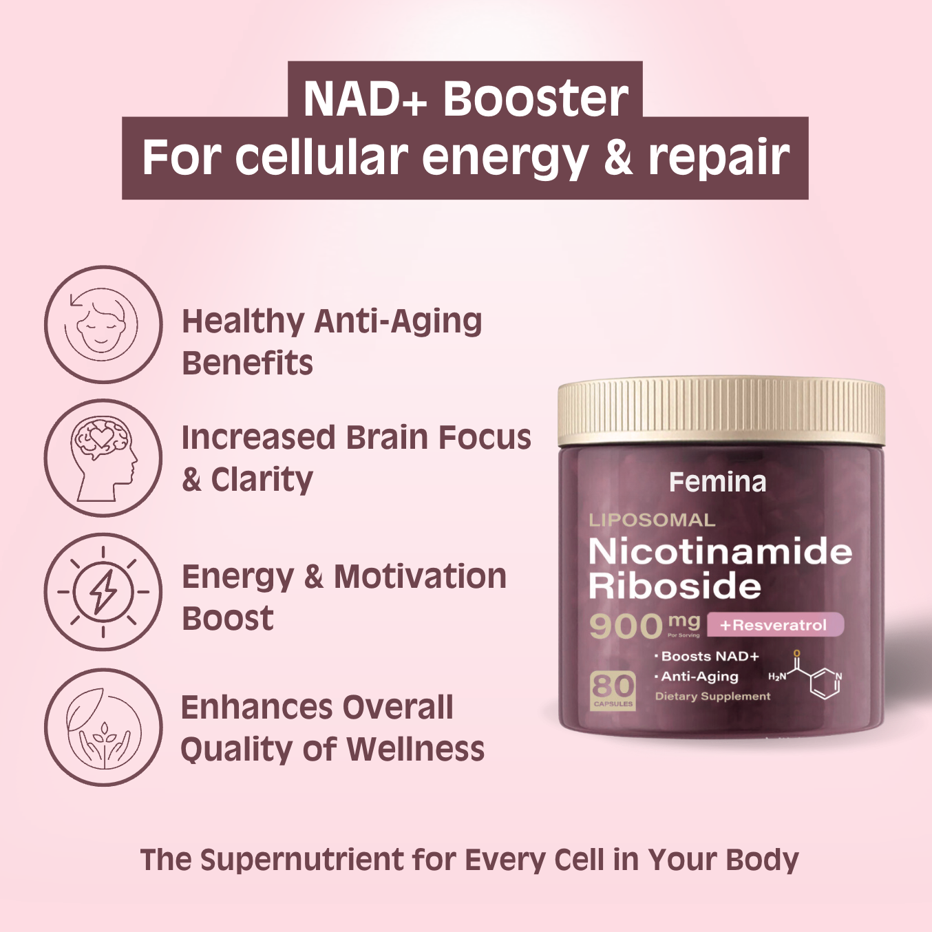 Femina NAD+ Supplement - VIP