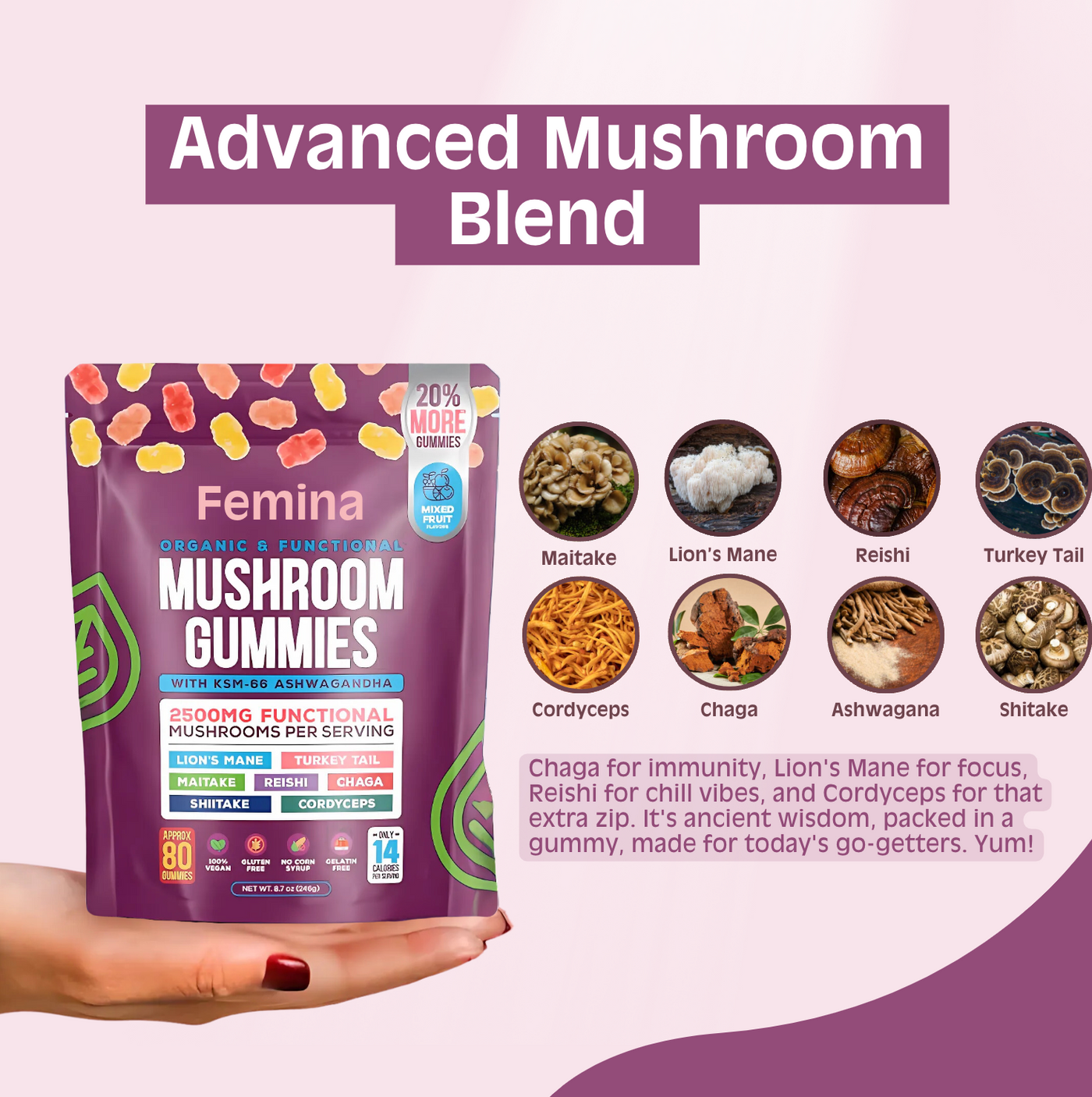 Femina Mushroom Gummies - VIP