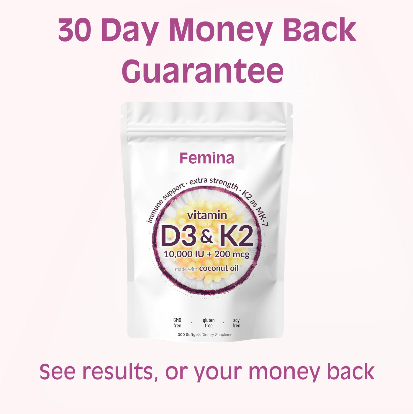 Femina Vitamin D3 + K2 Complex - VIP