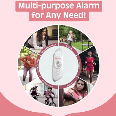 Femina Personal Keychain Safety Alarm - VIP