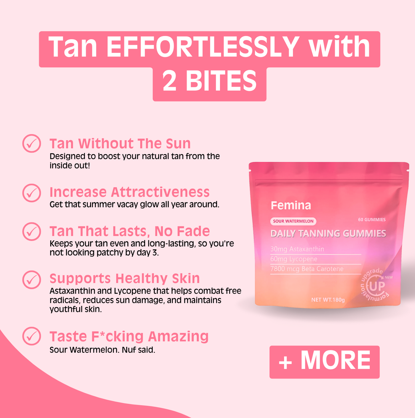 Femina Daily Tanning Gummies