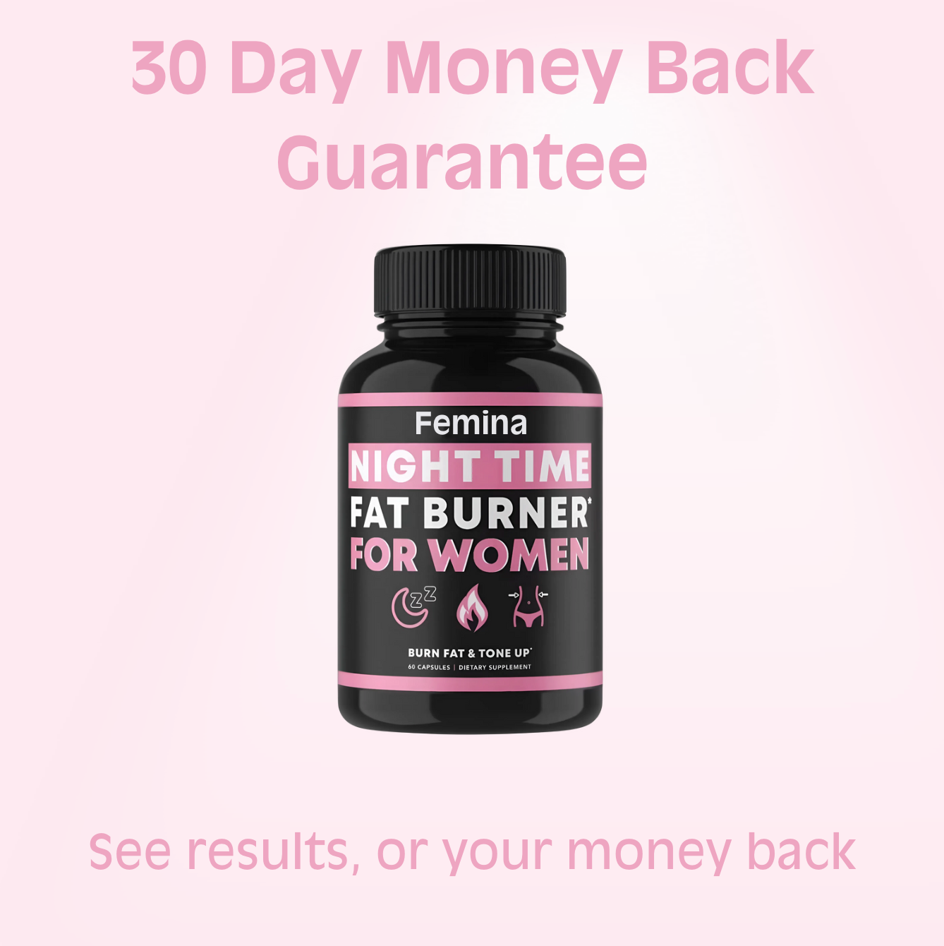 FIRST DAY OF SPRING SALE - Femina Nighttime Fat Burner for Women