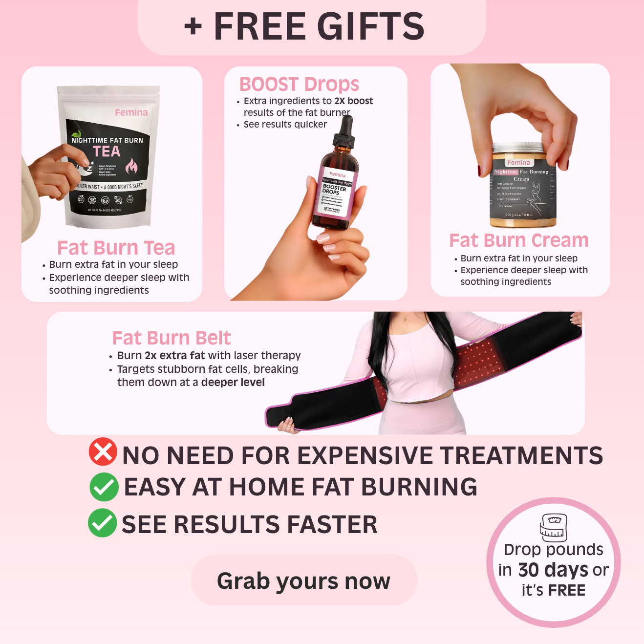 Femina™ Fat Burner + FREE Gifts